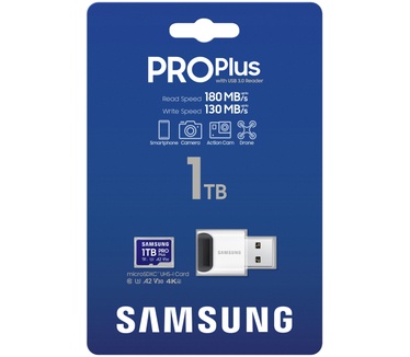 Samsung PRO Plus microSD Card + Kaartlezer (2024)