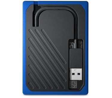 WD My Passport Go 500GB Blauw