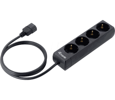 Equip Power Strip for UPS (4x Schuko)