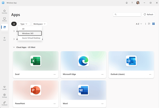 MS365 Cloud Apps