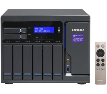 QNAP Turbo vNAS TVS-882 (Ci5-6500, 16GB ram, 450W voeding)
