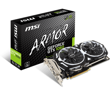 MSI GeForce GTX 1060 ARMOR 6G V1