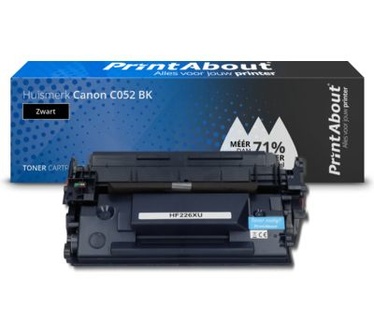 PrintAbout Huismerk Canon C052 BK Toner Zwart