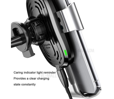 Baseus Wireless Charging Gravity Car Mount - Grijs