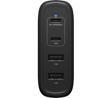 Otterbox USB-C Vier Poorten 100 W Wandlader Fast Charge | Standaard (Euro)