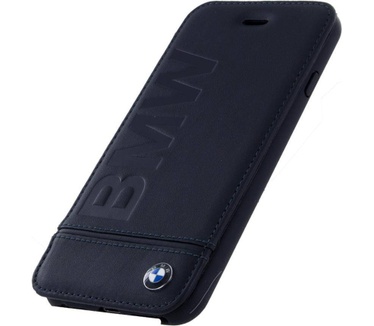 BMW Originele Signature Debossed Logo Folio Bookcase voor de iPhone 6 / 6S / 7 / 8 - Zwart  Zwart