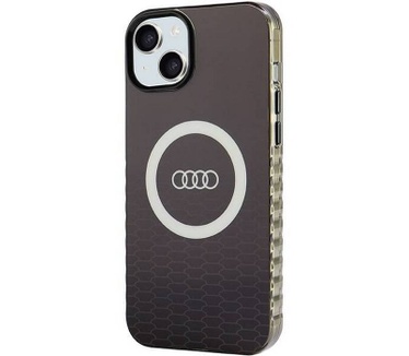 Audi IML Big Logo Back Case - Apple iPhone 15 Plus (6.7") - Zwart Zwart