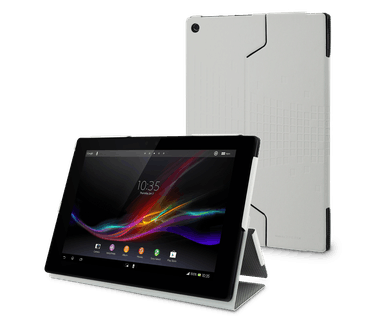 Muvit Sony MFX Xperia Tablet Z iFlip n Stand Case (white)