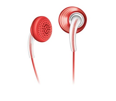 Philips SHE3650 (Rood)