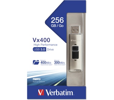 Verbatim Vx400 256GB Zilver