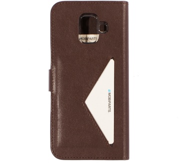 Mobiparts Classic Wallet Case Samsung Galaxy A6 (2018) Brown