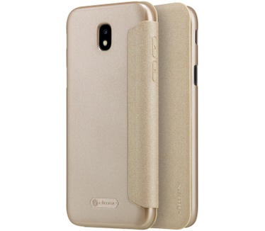 Nillkin New Sparkle BookCase - Samsung Galaxy J7 (2017) - Goud Goud