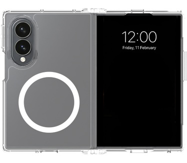 Accezz Xtreme Impact Backcover met MagSafe voor de Samsung Galaxy Z Fold 8 - Transparant