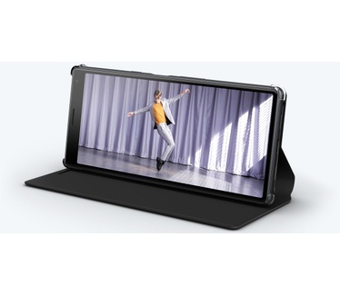 Sony Xperia 10 Style Cover Stand SCSI10 (Xperia 10) Zwart