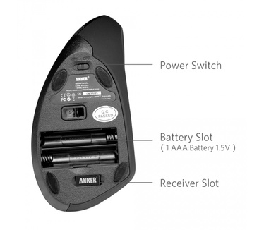 Anker 2,4G Wireless Vertical Ergonomic