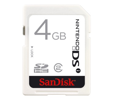 Sandisk Nintendo DSi  SDHC 4GB Class 2