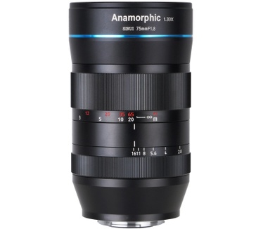Sirui 75mm f/1.8 Anamorphic Lens 1.33x