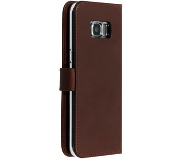 Selencia Echt Lederen Bookcase Samsung Galaxy S8