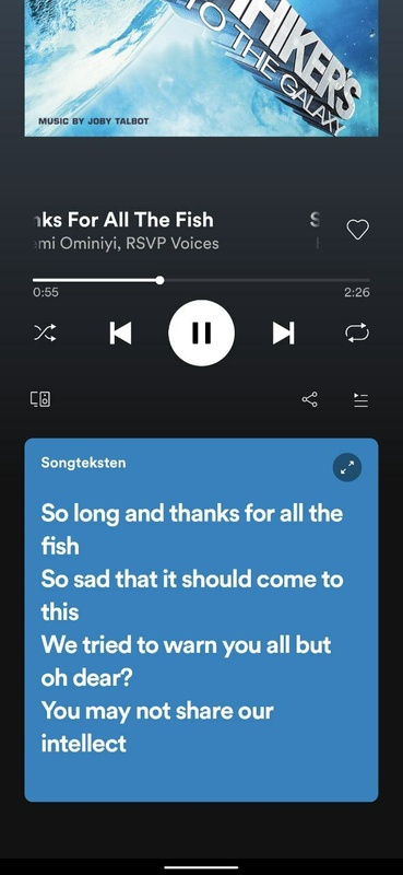 Spotify kan songteksten weergeven bij afspelen liedjes - Beeld en