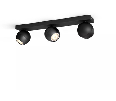 Philips Hue Buckram Spotlamp Zwart (3-spot)
