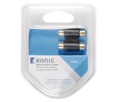 Konig 2 x RCA female/2 RCA female