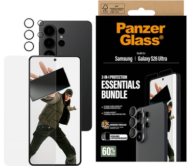 PanzerGlass PanzerGlass® Hoops® 2-in-1 Bundle Samsung Galaxy S26 Ultra | Ultra-Wide Fit