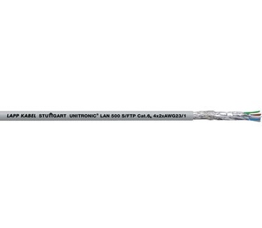 Lapp 2170143-100 Netwerkkabel CAT 6A S/FTP 4 x 2 x 0.20 mm² Grijs 100 m