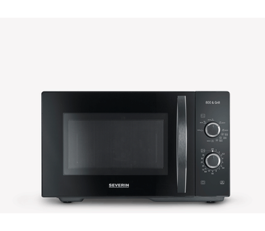 Severin 7785 Magnetron Zwart 800 W Grillfunctie, Timerfunctie