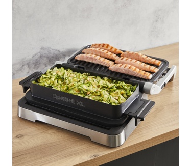 Tefal GC784D OptiGrill 4in1 XL GC784D intelligente grill voor complete maaltijden rvs