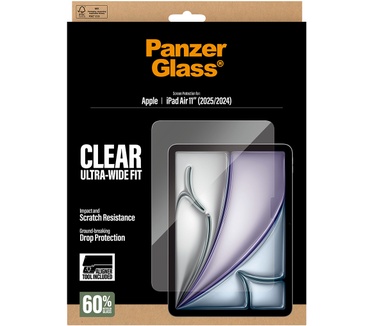 PanzerGlass PanzerGlass® Screen Protector iPad Air 11" (2025-2024) | Ultra-Wide Fit w. Fastfit tool