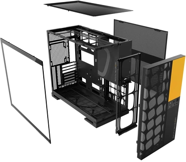 Geometric Future Geometric Future Model 5 Vent Zwart/Geel