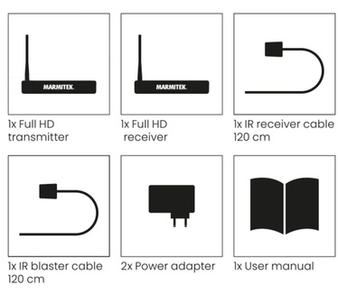 Marmitek TV Anywhere Wireless HD 2 - Wireless HDMI extender