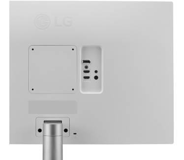 LG 27UP600-W Zilver, Zwart