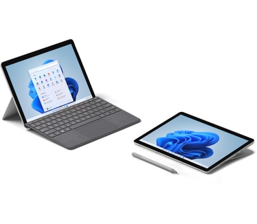 Microsoft Surface Go 3 Core i3, Wi-Fi, 8GB ram, 128GB opslag, Windows 10 Pro, voor bedrijven Platinum