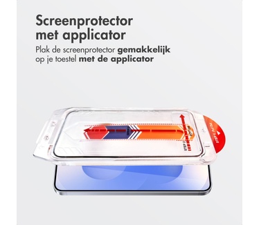 Accezz glas screenprotector met anti-dust applicator