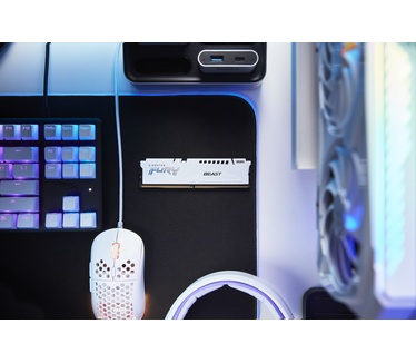 Kingston 16GB 6400MT/s DDR5 CL32 DIMM FURY Beast White XMP