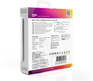 Silicon Power Armor A75 1TB Zilver
