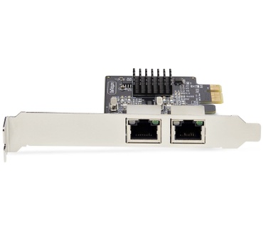 Startech.com 2-Port Gigabit PCIe Ethernet Adapter Kaart, 1Gbps PCIe Netwerkkaart, 10/100/1000Mbps PCI Express NIC, Dual Realtek RTL8111H, Windows en Linux, TAA