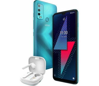 Wiko Power U30 128GB + Wibuds Blauw