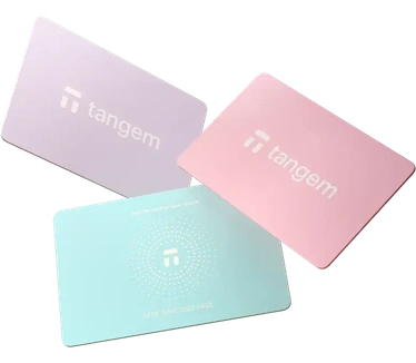 Tangem Wallet Blush Sky 3 card pack