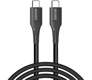 Accezz USB-C naar USB-C kabel - 2 meter - Zwart