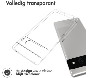 Accezz Clear Backcover Google Pixel 7 Pro - Transparant