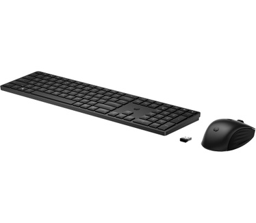 HP 655 draadloos toetsenbord en muis combo, Qwerty EU, Zwart (bundel van 10 stuks)