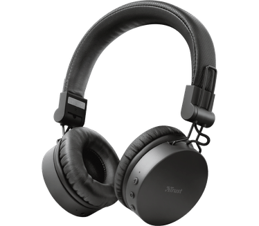 Trust Tones Bluetooth Wireless Headphones (Zwart)