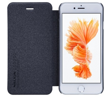 Nillkin New Sparkle Book Case - Apple iPhone 7 Plus (5.5) - Zwart Zwart