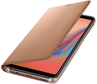 Samsung Galaxy A7 (2018) Wallet Cover (Galaxy A7 (2018)) Goud