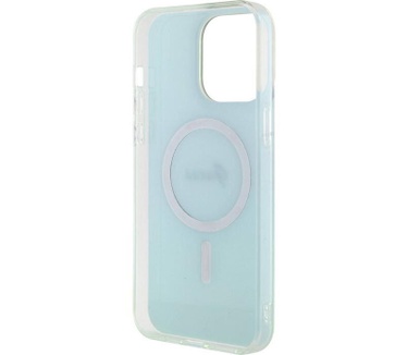 Guess Iridescent MagSafe Back Case iPhone 15 Pro (6.1") Turquoise Turquoise