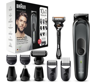 Braun Braun Multigroomer 7 MGK7321, 10-in-1 Baardtrimmer, Haartrimmer, Voor Gezicht, Haar
