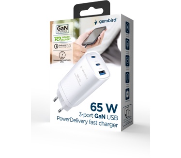Gembird TA-UC-PDQC65-01-W