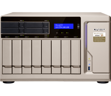 QNAP TS-1277 (Ryzen 7-1700, 64GB ram)